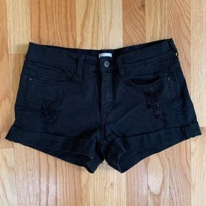 Sneak Peek 5-Pocket Cuffed Shorts